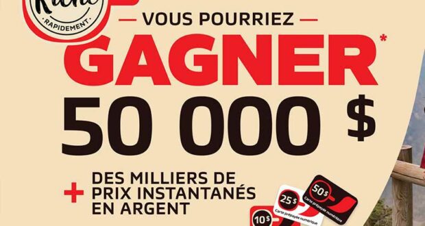 Gagnez un grand prix de 50 000 $