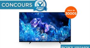 Gagnez un téléviseur 65 pouces OLED Sony (Valeur de 3000 $)