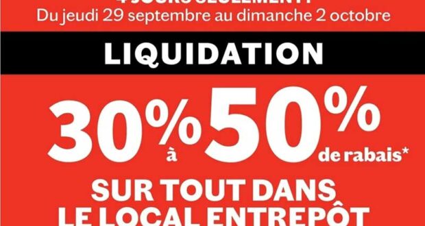 Sports Experts Circulaire du 29 septembre au 2 octobre 2022