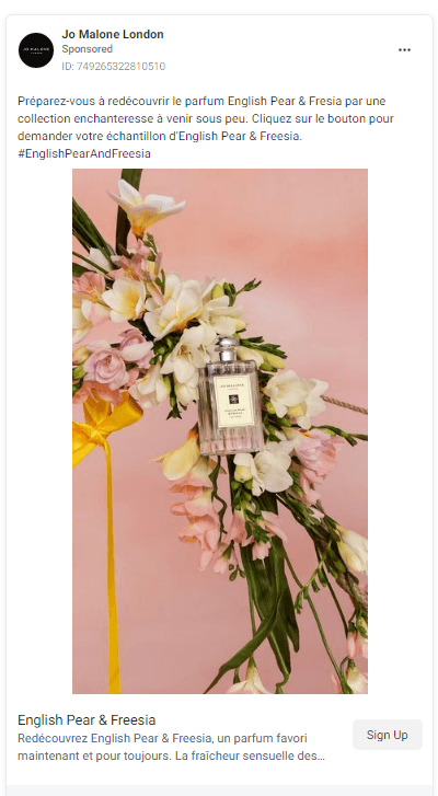 parfum English Pear & Freesia