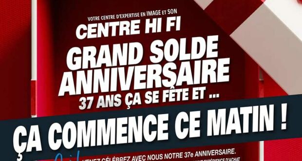 Circulaire Centre HI-FI du 30 septembre au 6 octobre 2022