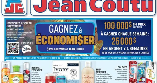 Circulaire Jean Coutu du 27 octobre au 2 novembre 2022