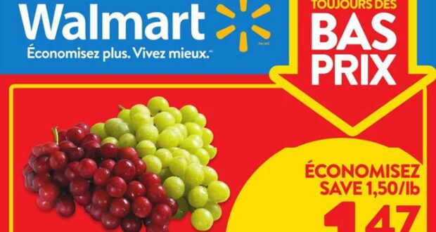 Circulaire Walmart du 6 octobre au 12 octobre 2022