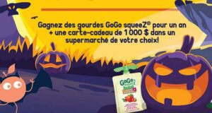Gagnez 1000 $ dans un supermarché de votre choix