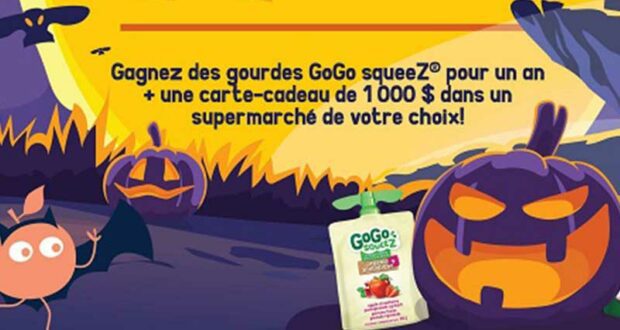 Gagnez 1000 $ dans un supermarché de votre choix