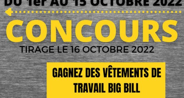 Gagnez des Vêtements de travail Big Bill