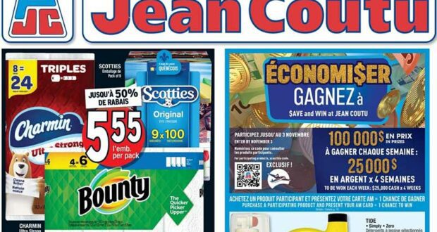 Jean Coutu Circulaire du 20 octobre au 26 octobre 2022