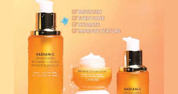 Échantillons de luxe de la crème et de l’essence Radian-C LaNeige