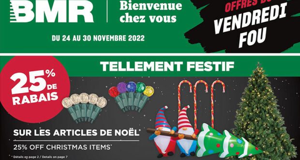 Circulaire BMR du 24 novembre au 30 novembre 2022