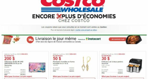 Circulaire Costco du 7 novembre au 20 novembre 2022