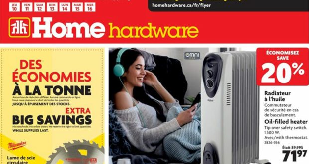 Circulaire Home Hardware du 10 novembre au 16 novembre 2022