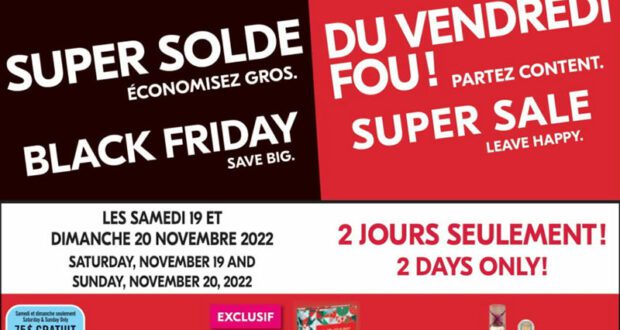 Circulaire Pharmaprix du 19 novembre au 25 novembre 2022