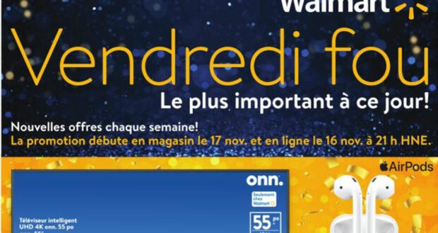 Circulaire Walmart du 16 novembre au 23 novembre 2022