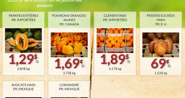 Fruiterie 440 Circulaire du 7 novembre au 13 novembre 2022