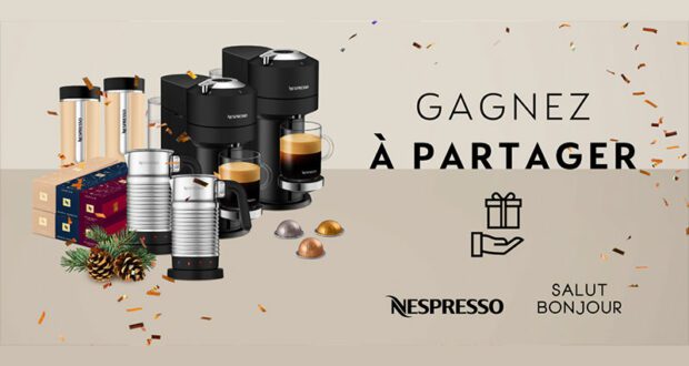 Gagnez 2 grand-prix Nespresso de 1000 $ chacun