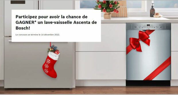 Gagnez 2 lave-vaisselles Ascenta de Bosch (1189 $ chacun)