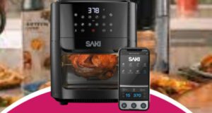 Gagnez Un four à friteuse à air intelligent SAKI