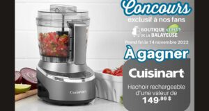 Gagnez Un hachoir rechargeable Cuisinart