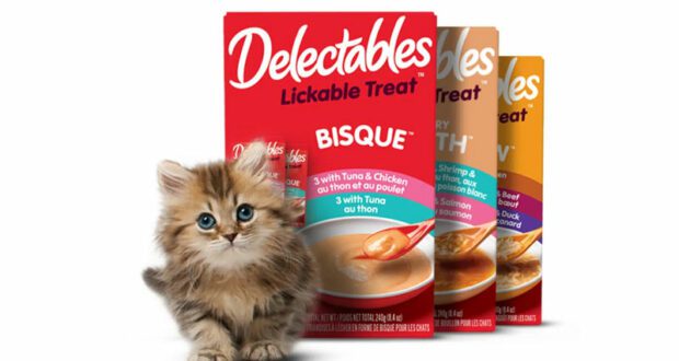 Boîte d’échantillons des friandises à lécher pour chat Delectables