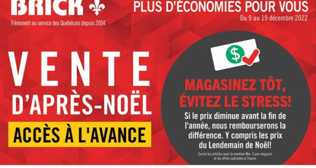 Circulaire Brick du 9 décembre au 19 décembre 2022