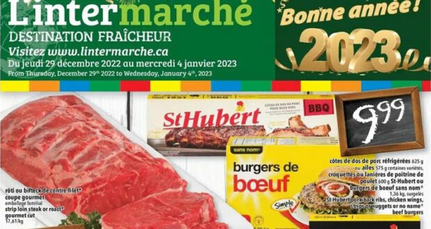 Circulaire Intermarché du 29 décembre au 4 janvier 2023