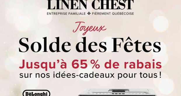 Circulaire Linen Chest du 30 novembre au 24 décembre 2022