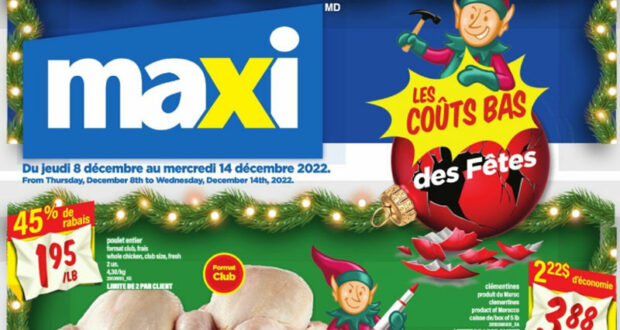 Circulaire Maxi du 8 décembre au 14 décembre 2022