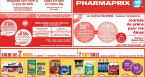 Circulaire Pharmaprix du 17 décembre au 23 décembre 2022