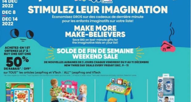 Circulaire Toys R Us du 8 décembre au 14 décembre 2022