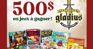 Gagnez 2 ensembles de jeux Gladius de 500 $ chacun