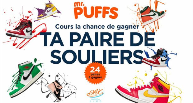 Gagnez 24 paires de souliers de 300 $