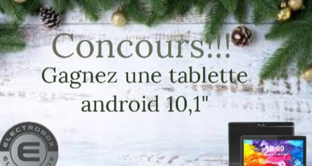 Gagnez Une tablette Android de 10.1 po