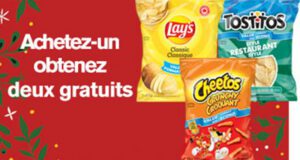 Obtenez gratuitement 2 produits Frito-Lay