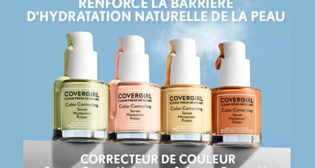 Échantillons du sérum correcteur de couleur hydratant Covergirl