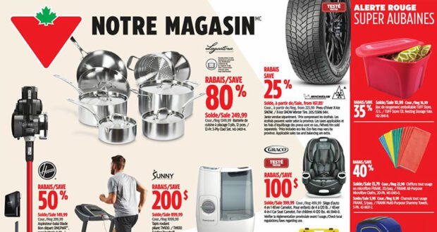 Circulaire Canadian Tire du 19 janvier au 25 janvier 2023