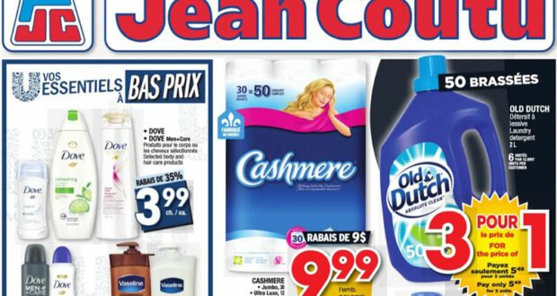 Circulaire Jean Coutu du 19 janvier au 25 janvier 2023