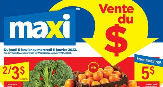 Circulaire Maxi Du 5 au 11 janvier 2023