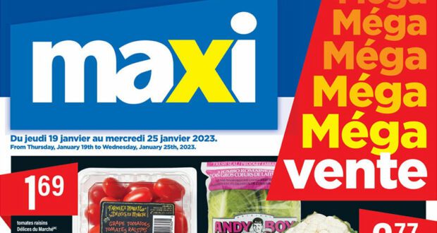 Circulaire Maxi du 19 janvier au 25 janvier 2023