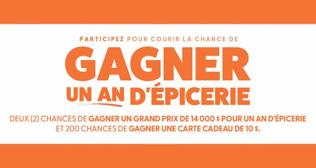 Gagnez 2 chèques de 14 000 $ chacun