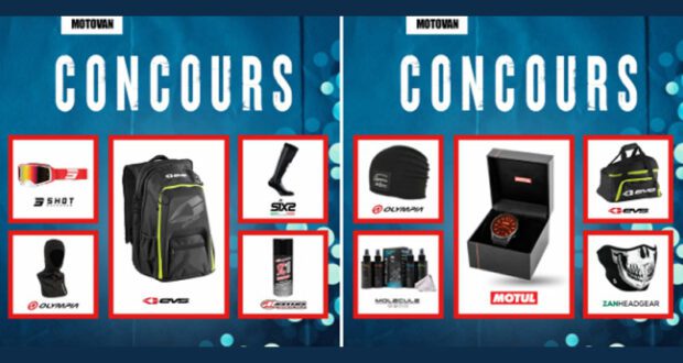 Gagnez 2 ensembles cadeaux offerts par Motovan