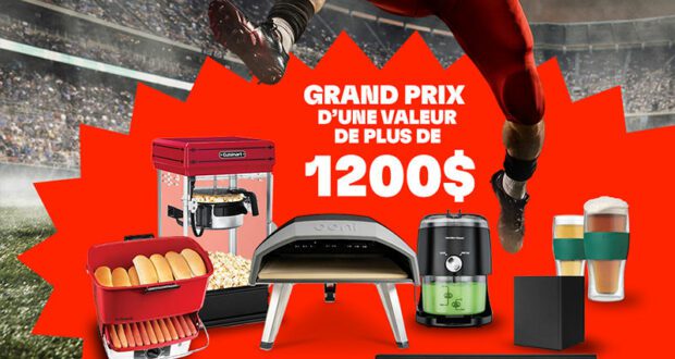 Gagnez un prix d'une valeur de 1200 $