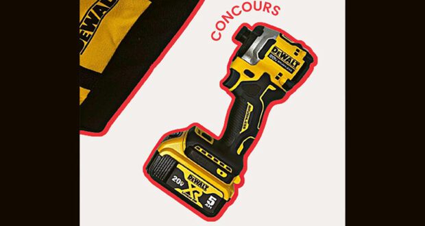 Gagnez une visseuse à percussion Dewalt