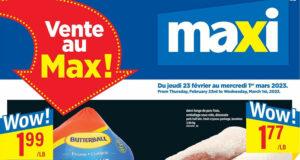 Circulaire Maxi Du 23 février au 1 mars 2023
