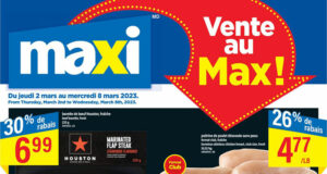 Circulaire Maxi du 2 mars au 8 mars 2023