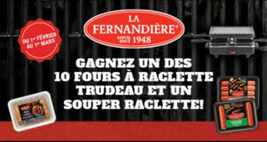 Gagnez 10 fours à raclette Trudeau de 80 $ chacun