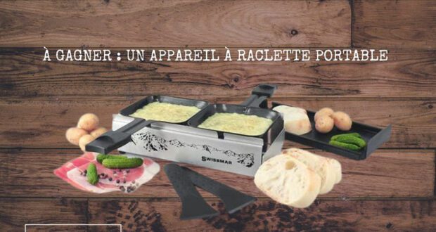 Gagnez un appareil à raclette portable à la bougie de Swissmar