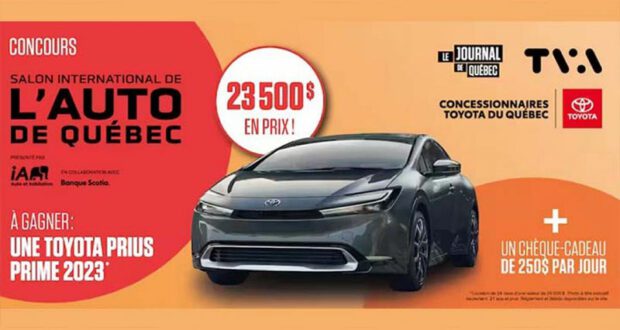 Gagnez une Toyota Prius Prime 2023