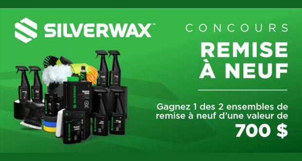 2 ensembles de remise à neuf Silverwax de 700 $ chacun à gagner