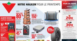 Circulaire Canadian Tire du 30 mars au 5 avril 2023