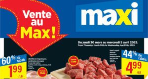 Circulaire Maxi du 30 mars au 5 avril 2023